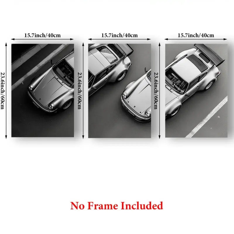 Porsche 930 Leinwand Set