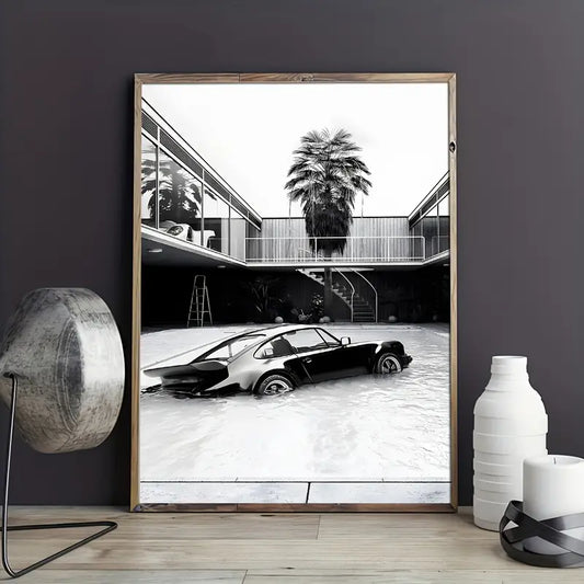 Porsche 930 Pool Poster